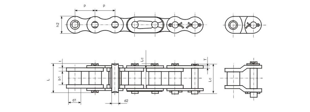 單排不銹鋼滾子鏈 Simplex roller (ss) chains-1.jpg