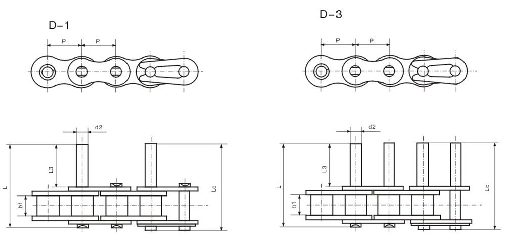 不銹鋼短節(jié)距輸送鏈附件(加長(zhǎng)軸銷(xiāo)） Stainless steel short pitch conveyor chain with extended pins-1.jpg