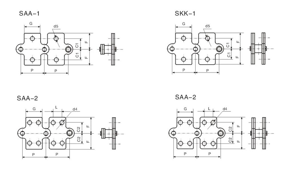 4不銹鋼雙節(jié)距輸送鏈附件 Stainless steel double pitch conveyor chain attachments-1.jpg