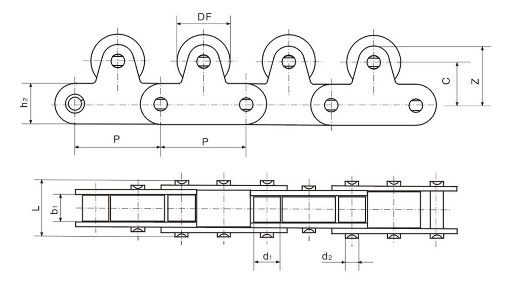 2不銹鋼頂滾輪輸送鏈 Stainless steel top roller conveyor chain-1.jpg