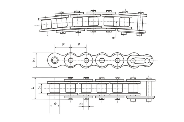 不銹鋼側(cè)彎鏈 Stainless steel side bow chain